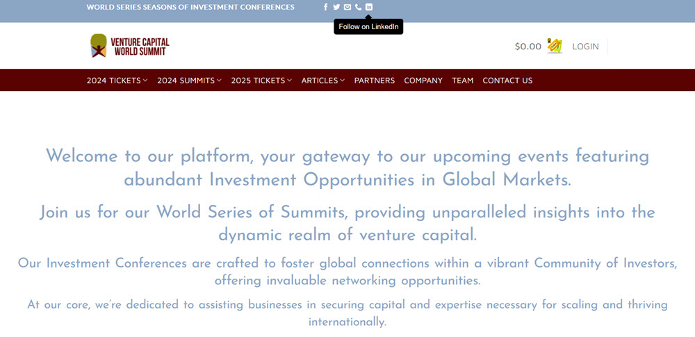 Venture Capital World Summit